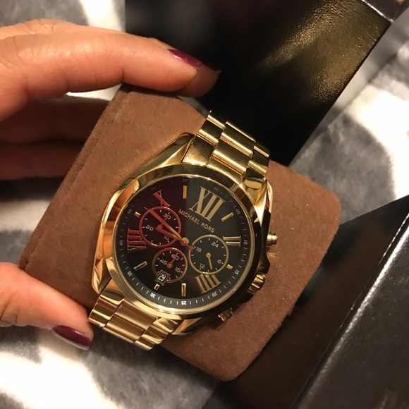 Michael Kors Bradshaw Gold -Tone Watch Gold - Picture 2 of 7